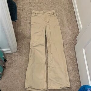 H&M Tan Boot Cut Flare Pants